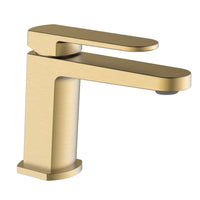 Miscelatore lavabo oro opaco con piletta click clack - serie Venere
