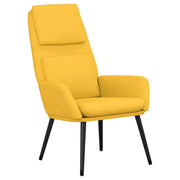 Poltrona Relax | Sedia Relax Giallo Senape in Tessuto