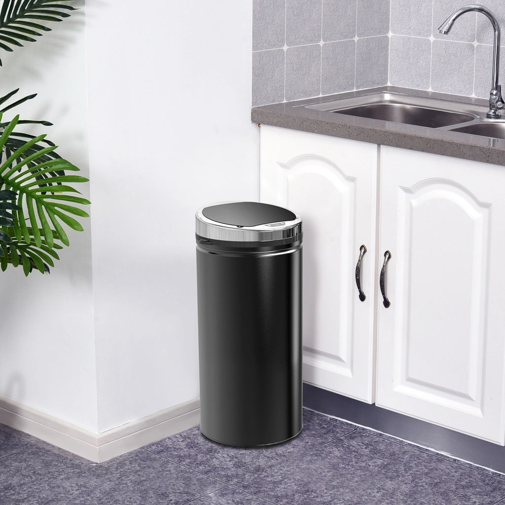 Cestino Intelligente 42L con Infrarossi ¨C zephmum ¨C Acciaio Inossidabile