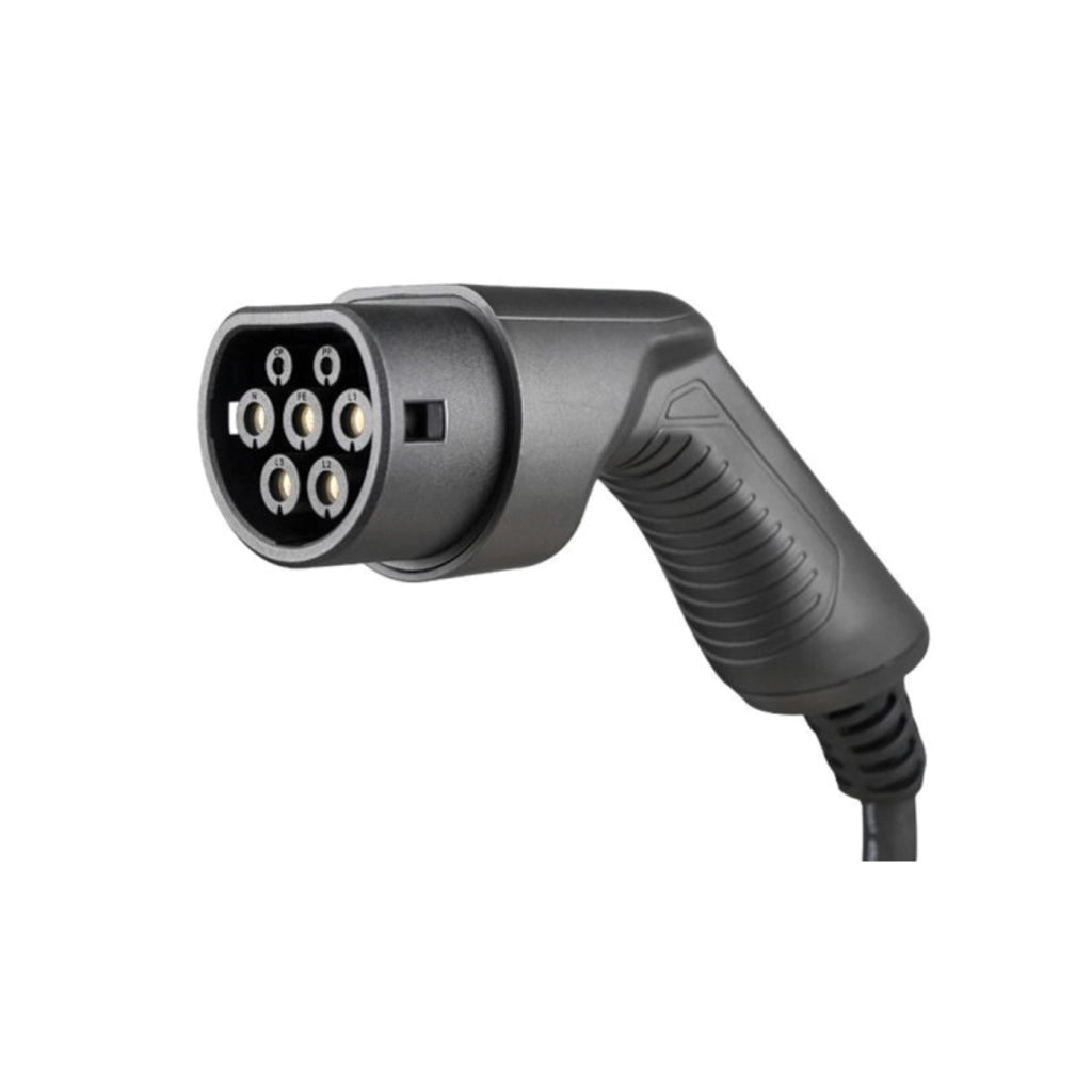 Alcapower Caricabatterie Portatile per Auto Elettriche 16A 250V Tipo 2, Potenza Regolabile fino a 3.68kW con Cavo Integrato da 5 Metri