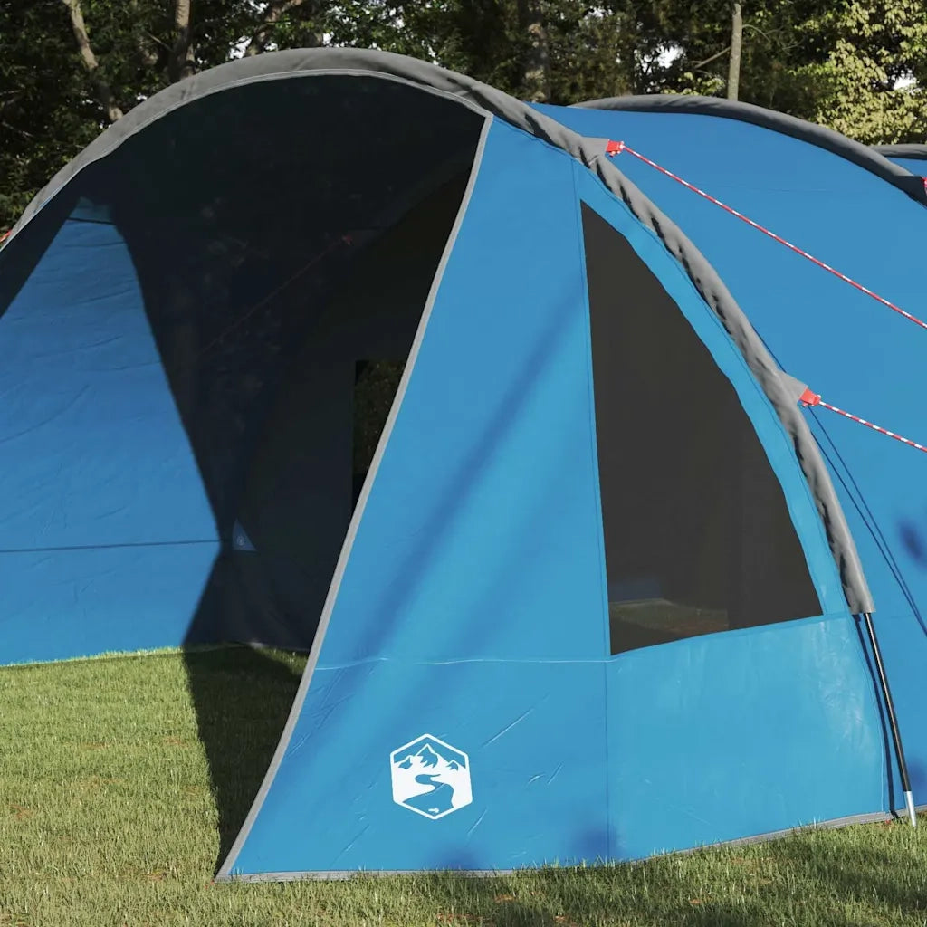 Tenda Tunnel per 6 Persone 6 persona Blu e Grigio 42004045