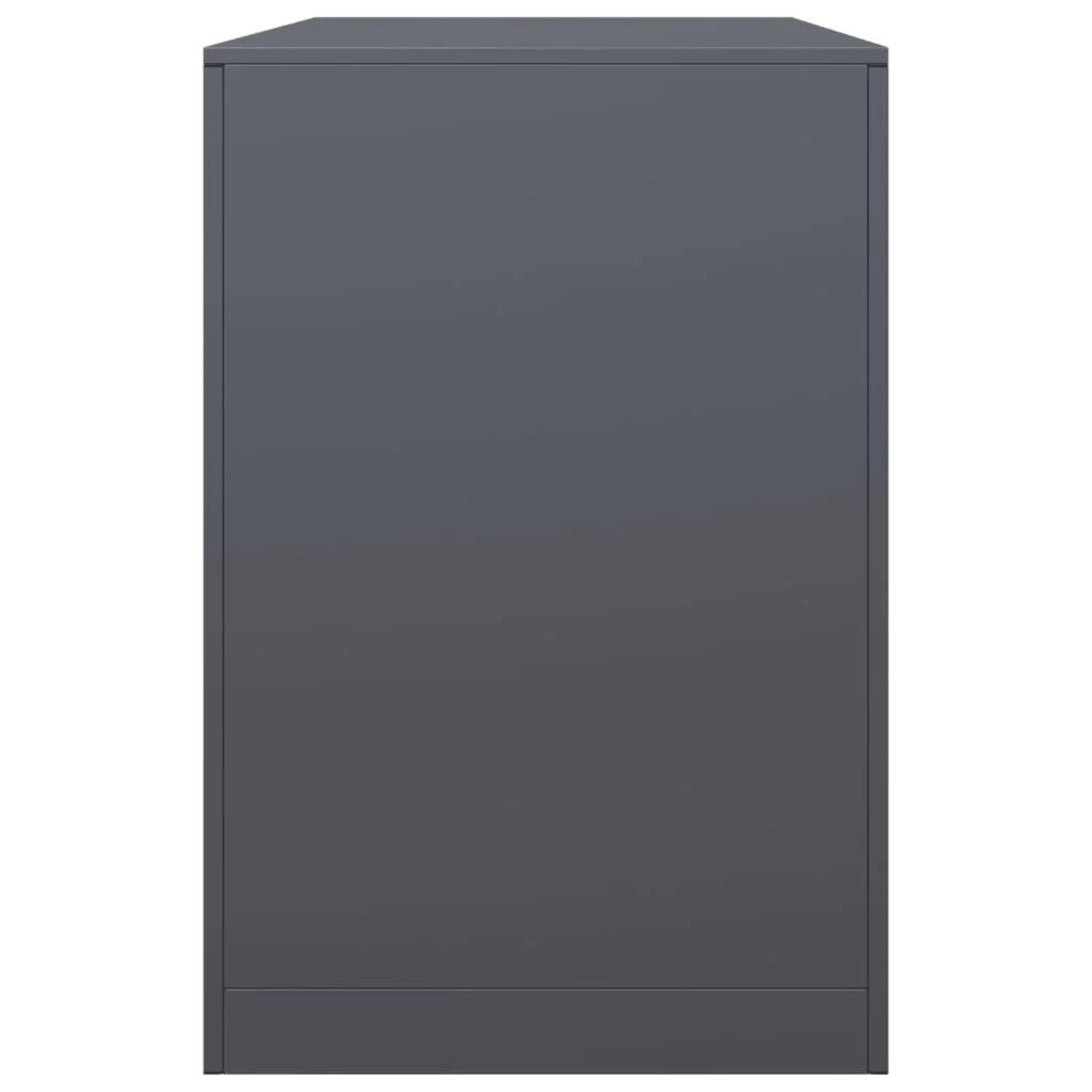 Portalegna 100 x 40 x 60 cm acciaio antracite 02_0043691