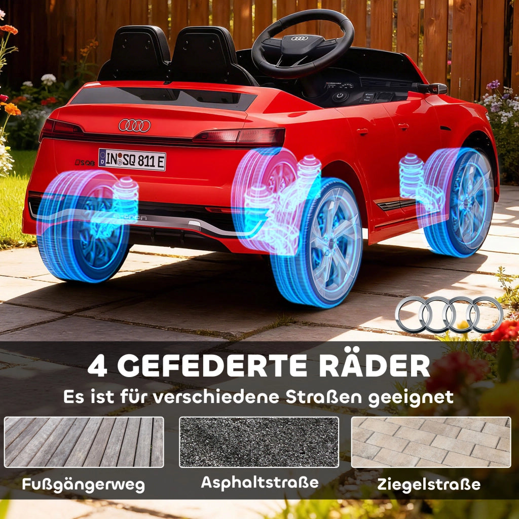 Auto elettrica per bambini Audi Q8 12V ¨C Minimal ¨C Rosso