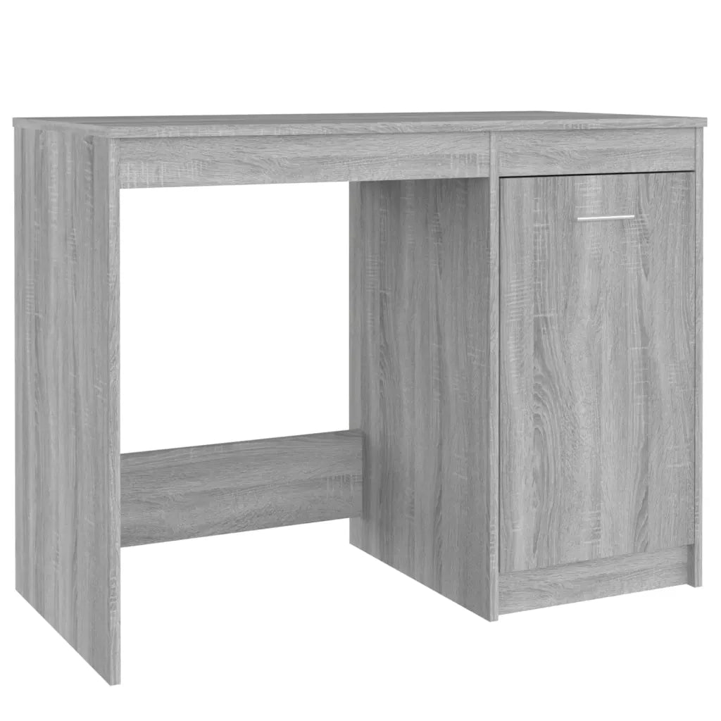 Scrivania | Tavolo da Ufficio Grigio Sonoma 100x50x76 cm in Legno Multistrato