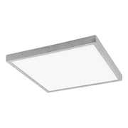 Plafoniera Moderna Fueva 1 In Alluminio Argento Led Integrato 22W 3000K Ip20