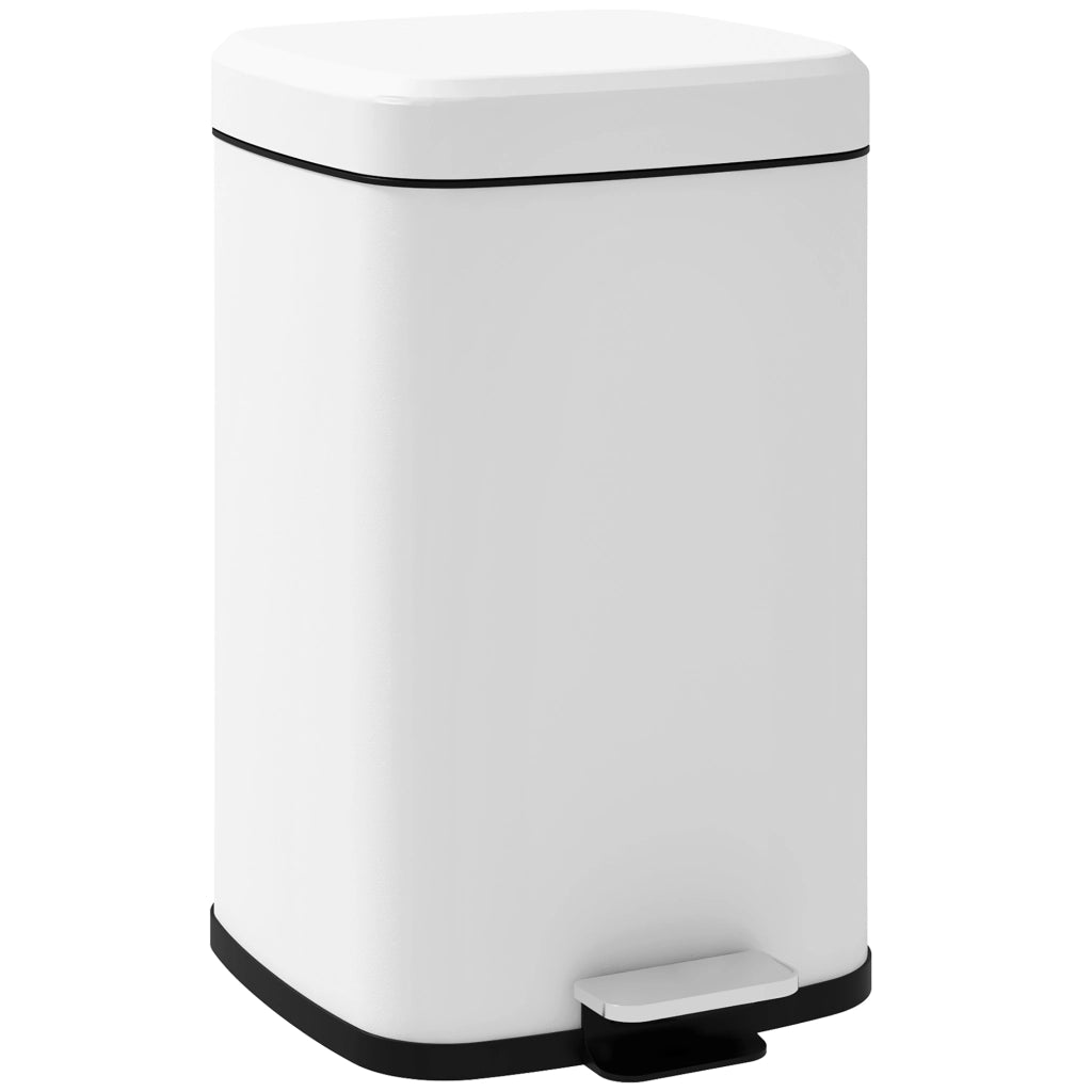 Cestino per rifiuti da cucina 20 litri ¨C zephmum ¨C bianco 28x35x45 cm
