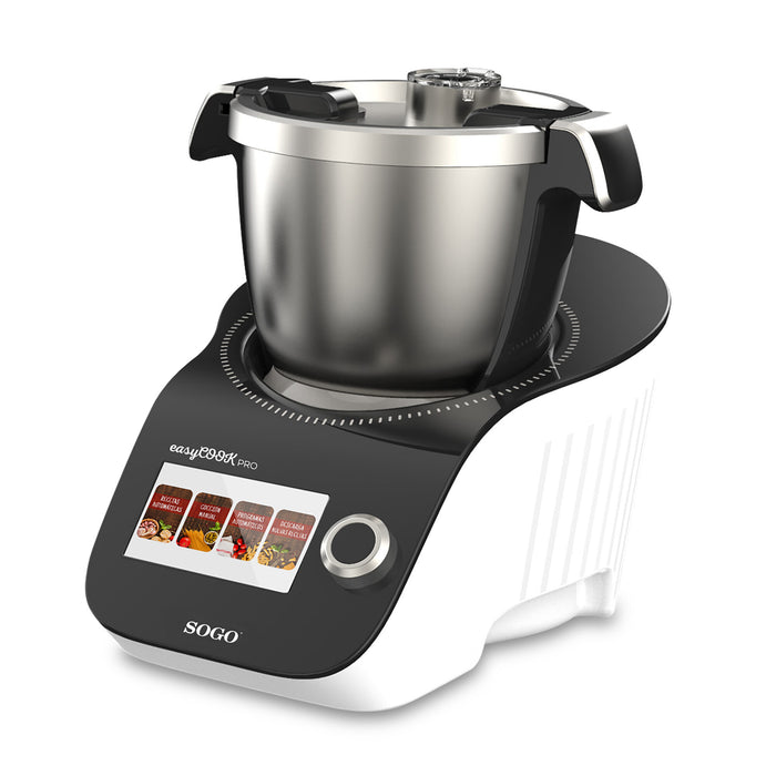 SOGO Robot da Cucina Multifunzionale EasyCook Pro con Touch Screen LCD, Wi-Fi, 1000W, 12 Velocità, Funzioni Manuale e Guidate