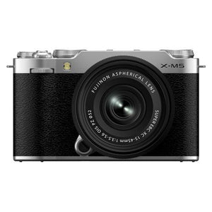 Fotocamera mirrorless fujifilm 4180323 x m5 kit xc 15 45mm silver