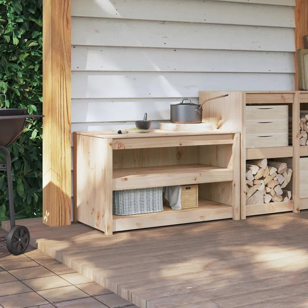 Mobile da cucina Rovere Marrone 106 x 55 x 64 cm Pino massello