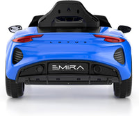 Macchina Elettrica per Bambini Licenza Ufficiale Lotus Emira 12V 4,5Ah Blu