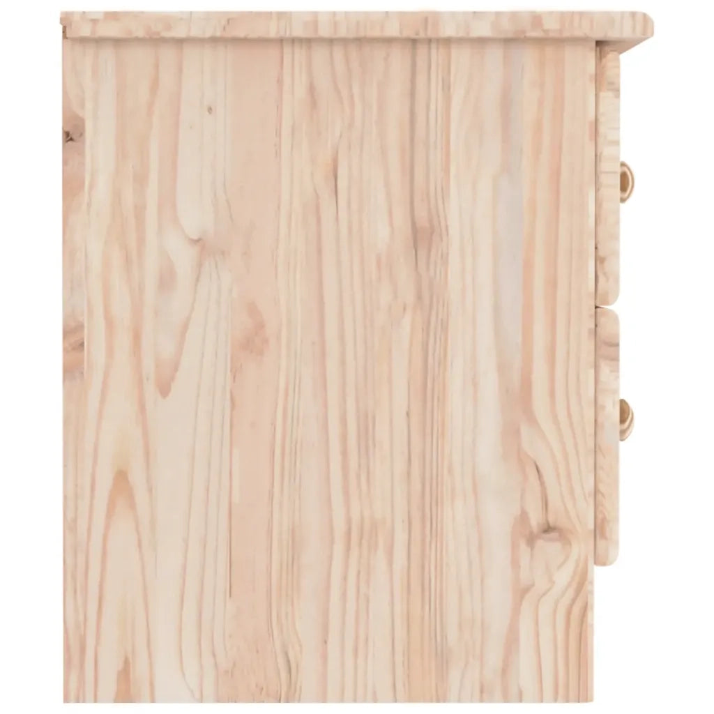 Comodino ALTA 41x35x41 cm in Legno Massello di Pino 353915