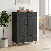 Credenza Nero 66 x 34,5 x 95 cm Legno ingegnerizzato 894206