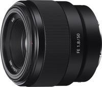 Sony sel-50f18f obiettivo a focale fissa 50 mm f1.8, mirrorless full-frame, attacco e, sel50f18f
