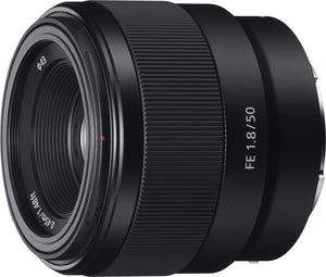 Sony sel-50f18f obiettivo a focale fissa 50 mm f1.8, mirrorless full-frame, attacco e, sel50f18f