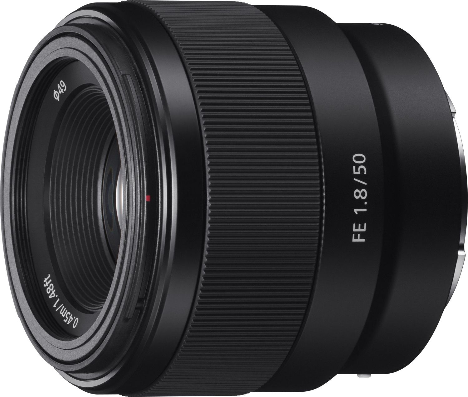 Sony sel-50f18f obiettivo a focale fissa 50 mm f1.8, mirrorless full-frame, attacco e, sel50f18f