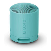 Sony srs-xb100 - speaker wireless bluetooth, portatile, leggero, compatto, da esterno, da viaggio, resistente ip67 impermeabile e antipolvere, batteria da 16 ore, cinturino versatile, chiamate in vivavoce - blu - SRSXB100L CE7