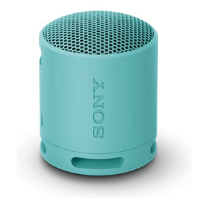 Sony srs-xb100 - speaker wireless bluetooth, portatile, leggero, compatto, da esterno, da viaggio, resistente ip67 impermeabile e antipolvere, batteria da 16 ore, cinturino versatile, chiamate in vivavoce - blu - SRSXB100L CE7