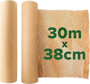 Papier di protezione con graffetta ecocompatibile - Dimensioni 38 cm x 20 m