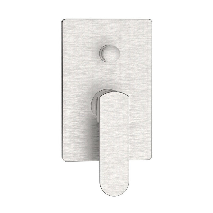 Miscelatore incasso doccia con deviatore acciaio spazzolato - serie Venere