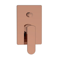 Miscelatore incasso doccia con deviatore rame lucido - serie Venere