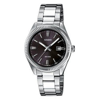 Orologio casio ltp 1302pd 1a1veg collection inox e black