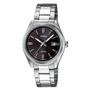 Orologio casio ltp 1302pd 1a1veg collection inox e black