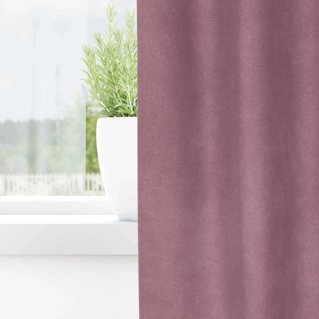 Tende oscuranti 2 pcs Rosa scuro 140 x 175 cm Velluto 4107249