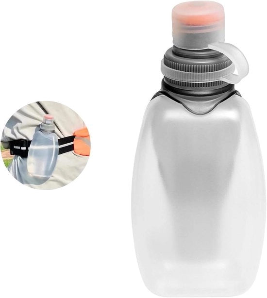Ottimale Bicchiere da 250 ml Bicchiere da Sport per Acqua Portatile Bicchiere da Sport per Acqua con Chiusura Ermetica per Cintura o Vestito Ideale per Corsa Escursione Ciclismo