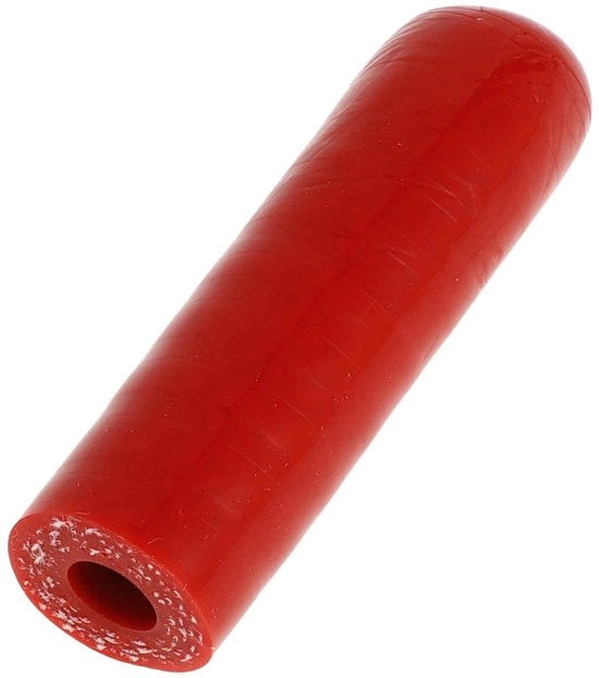 Slang Esterico a Raccordo - Rood - 50 mm Lunghezza - 8 mm Diametro Interno - Tessuto a Maglia Multipla - Resistente a Temperatura fino a 300℃ - Slang di Connettore