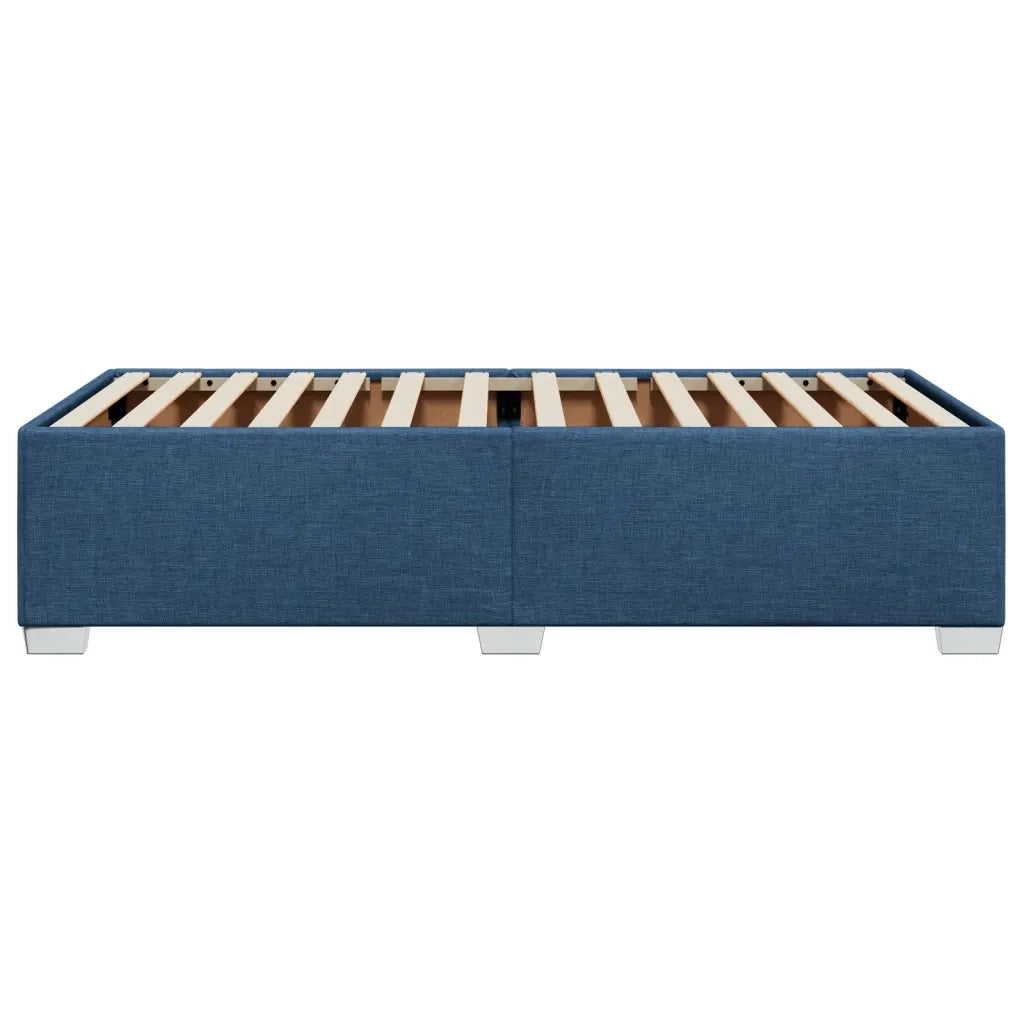 Giroletto senza Materasso Blu 90x190 cm in Tessuto