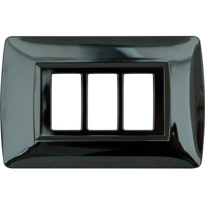 PLACCA COPRIFRUTTI MAGIC LINE - NYLON NERO POSTI 2 MM 120X80 CF=PZ 2- 5 confezioni
