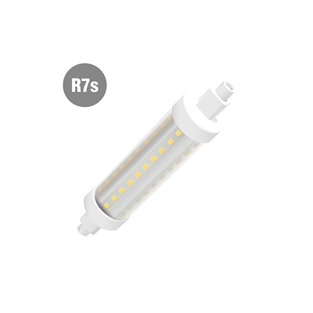 Trade Shop - Lampadina Lampada Led R7s 118mm Led 2835 Sostituzione Alogena 6500k 8w 360° -