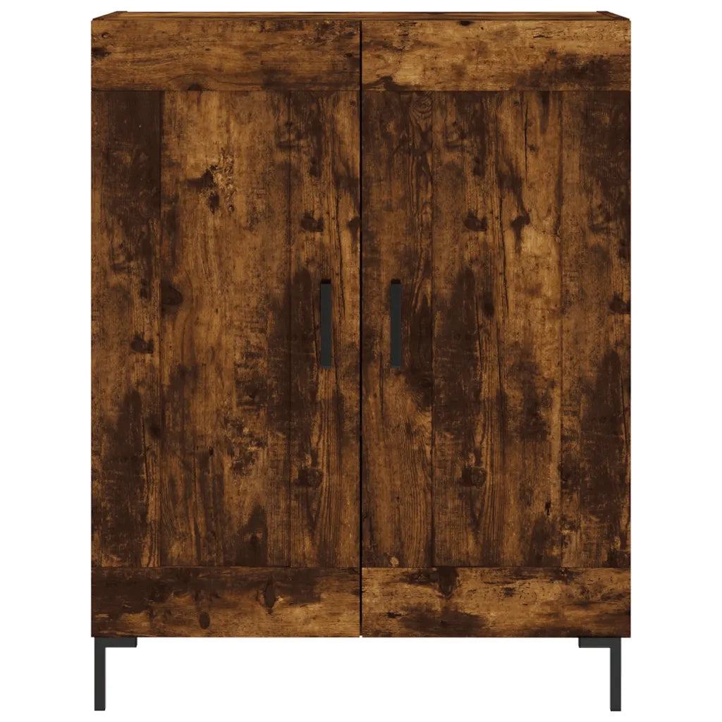 vidaXL Credenza Rovere Fumo 69,5x34x90 cm in Legno Multistrato