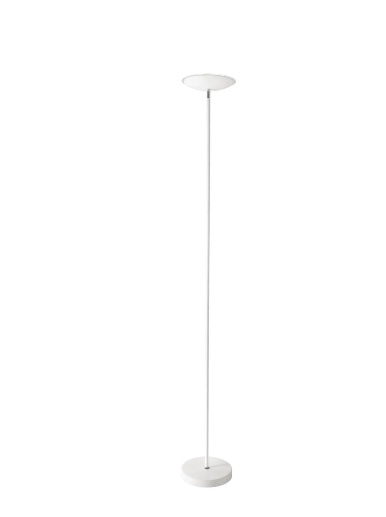 Piantana in metallo colore bianco Febe Interruttore on/off a pedale LED 18W 3000K CRI?80 220-240V 50/60Hz 1400Lm