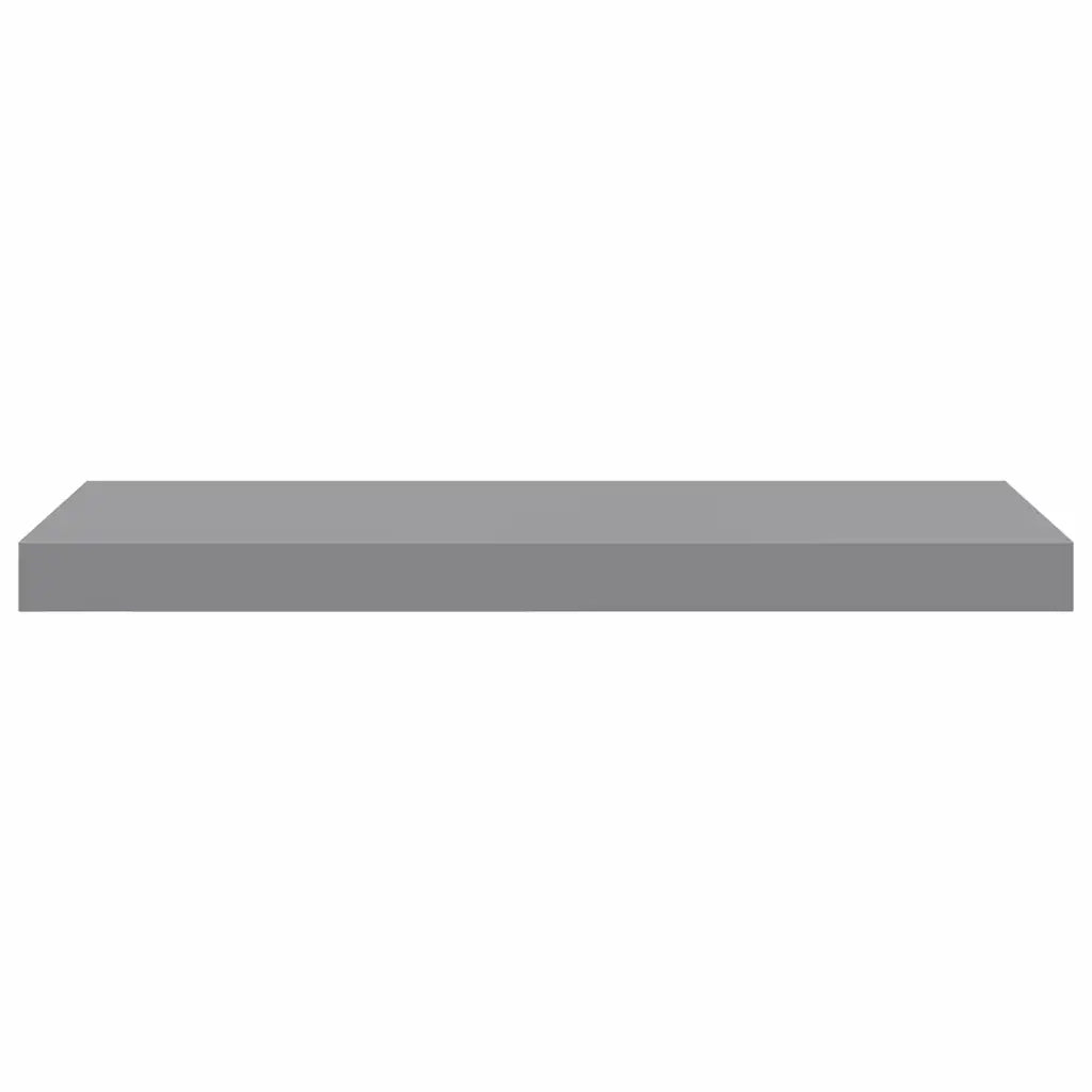 Scaffali a Parete 2 pz Grigi 60x23,5x3,8 cm in MDF cod mxl 33723