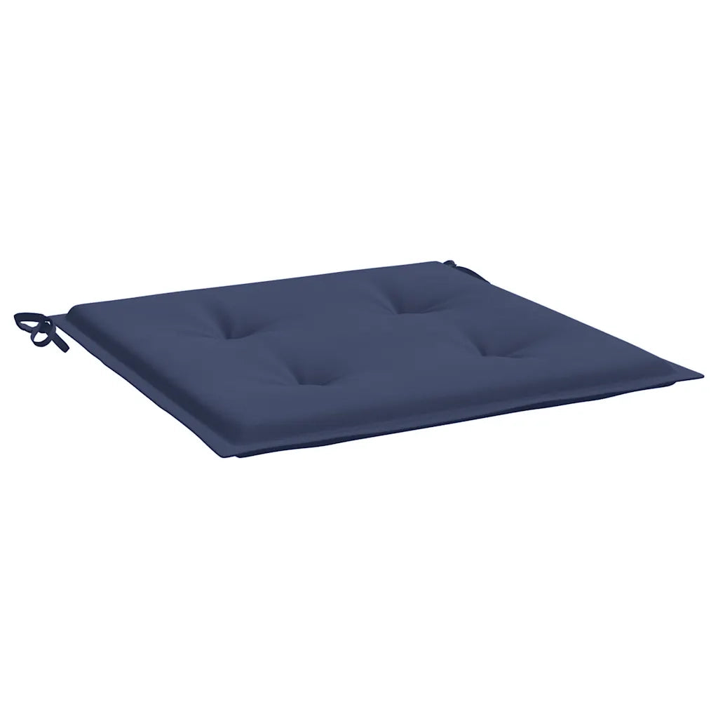 Cuscini per Pallet 2 pz Blu Marino 40x40x3 cm in Tessuto Oxford 378358