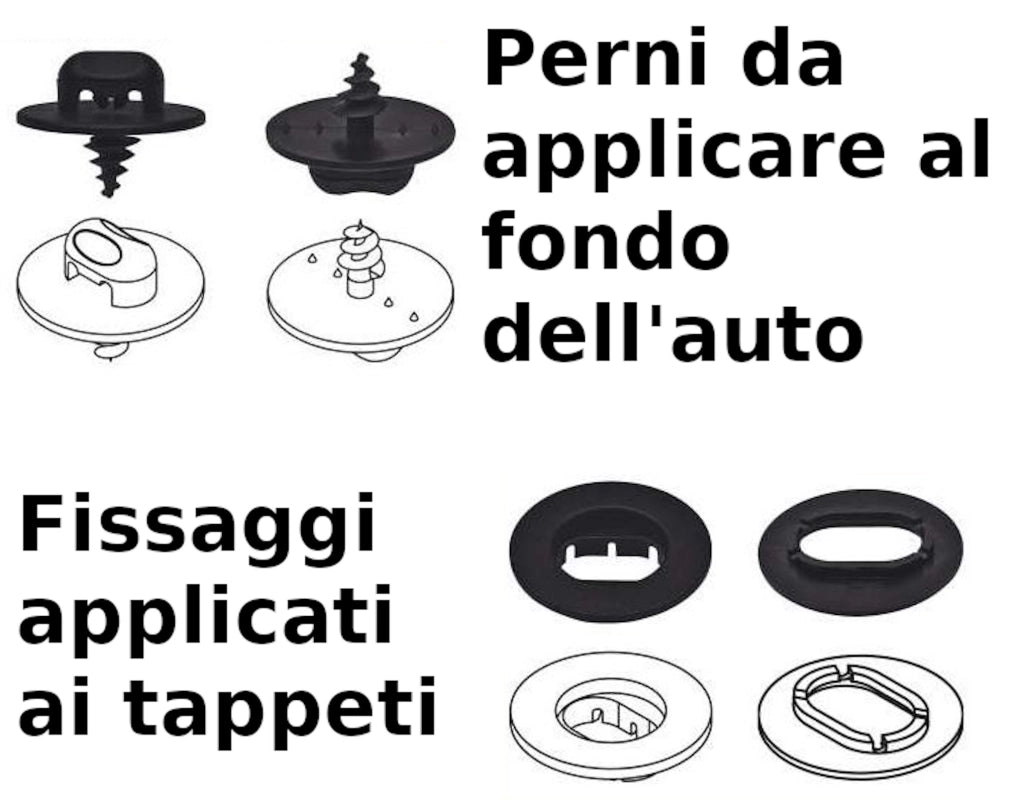 SPRINT00099 , Alfa Romeo Brera dal 2005-2011, Spider (939) dal 2006-2011 , (4 Fix OVAL 2) + SACCHETTO PERNI
