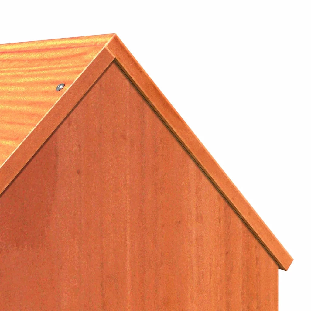 Cuccia per Gatti Marrone Cera 41x50x50cm Legno Massello di Pino CFW5028553