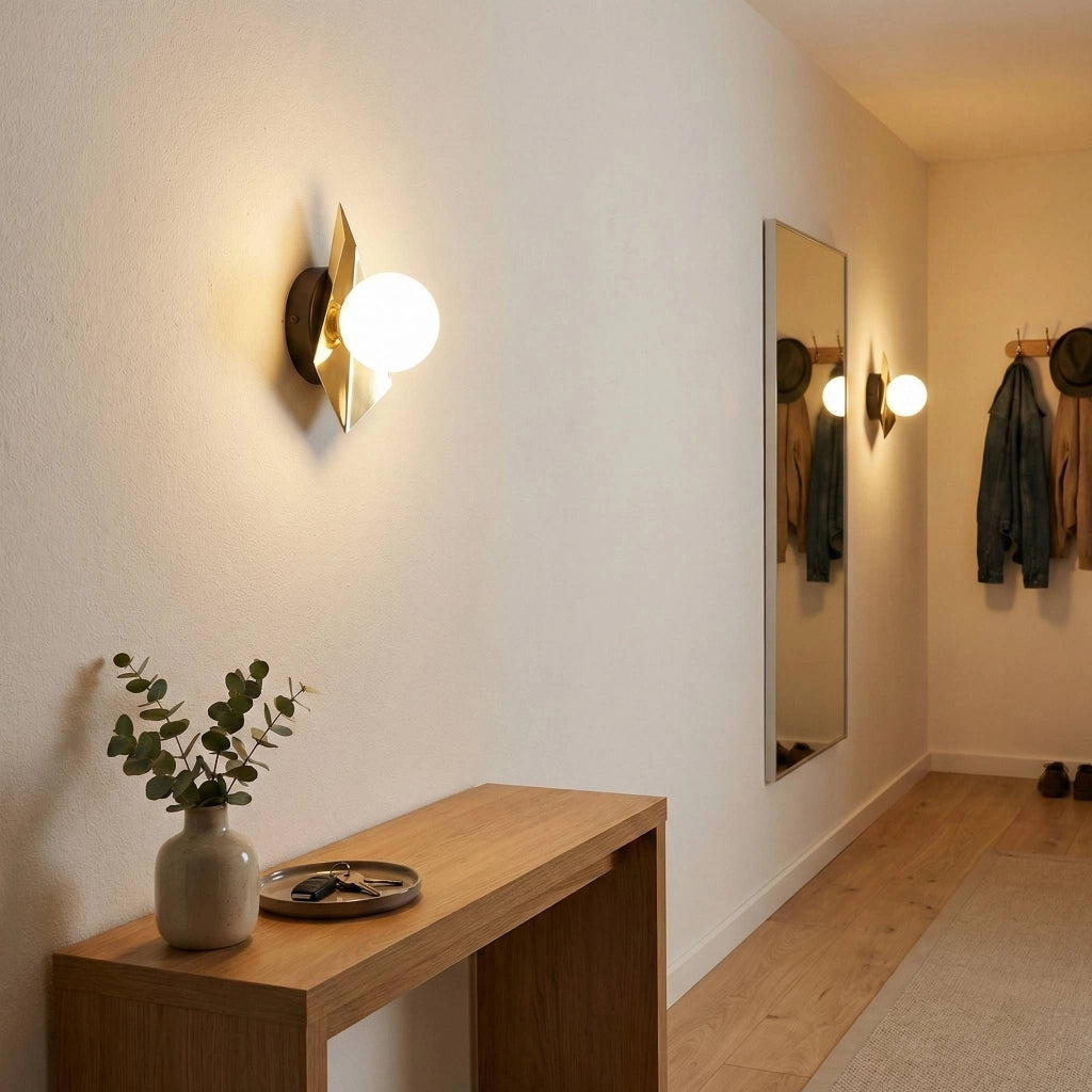 Lampada Da Parete App1411-w Black Gold