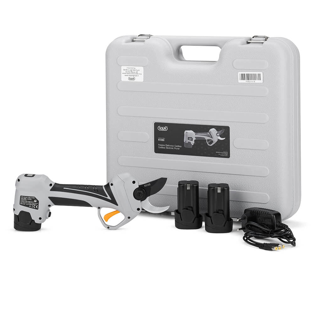 FORBICI ELETTRICHE A BATTERIA FORBICE DA POTATURA KV360 Ø32mm +2BATTERIE VOLPI