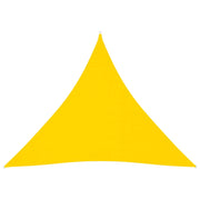 Vela ombreggiante triangolare in tessuto Oxford 4,5 x 4,5 x 4,5 m giallo 02_0009856