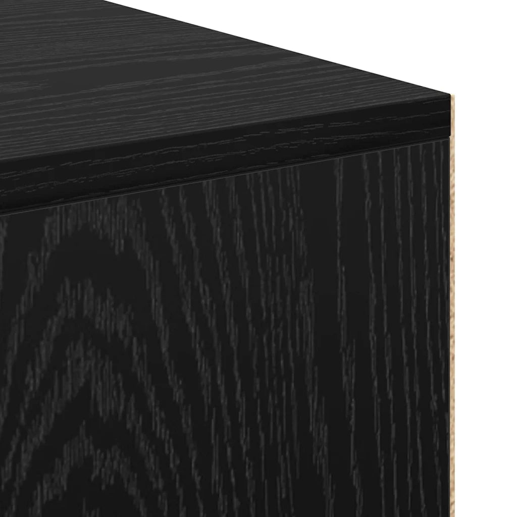 Scrivania Rovere Nero 102 x 50 x 75 cm Legno multistrato 869539