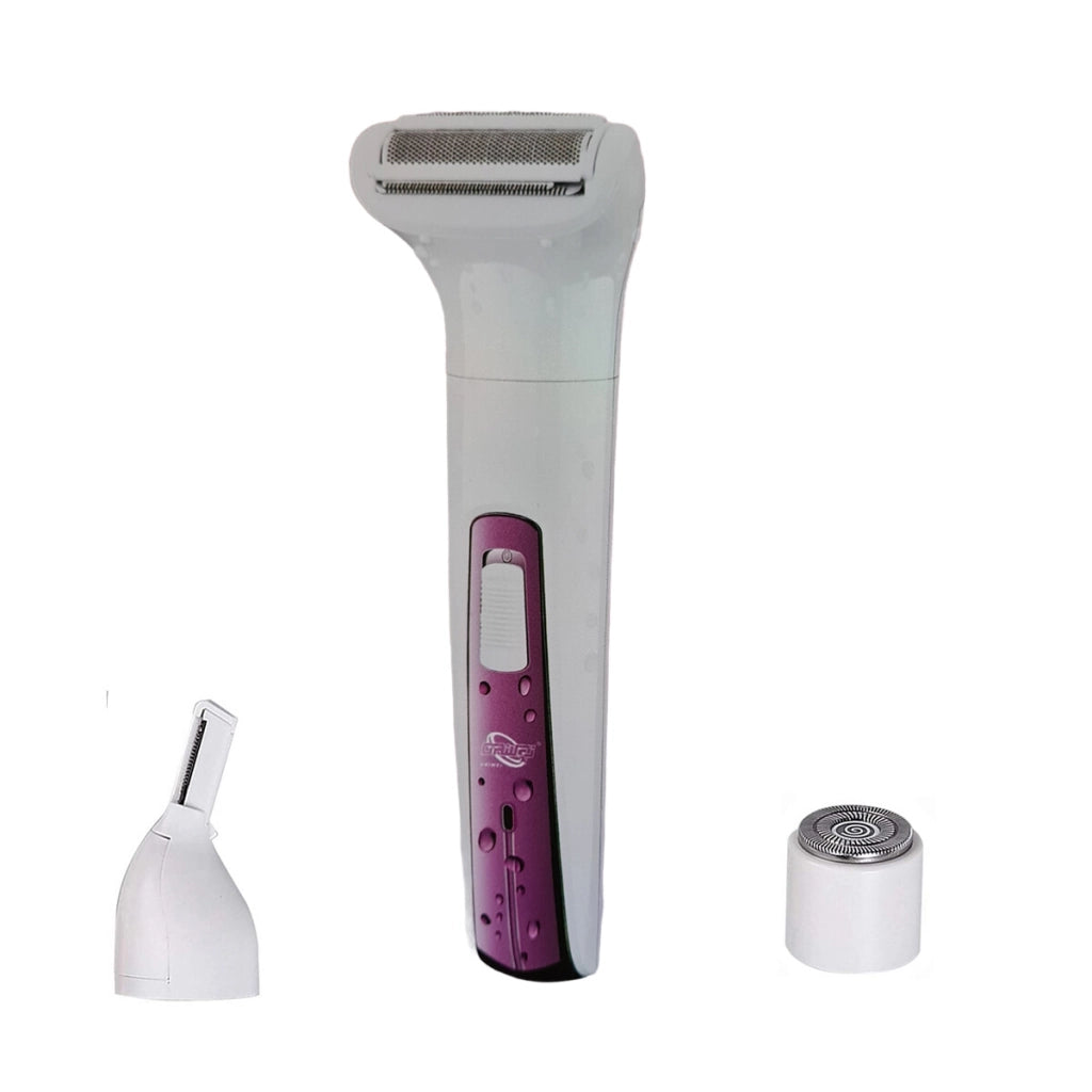 EPILATORE DEPILATORE RASOIO DONNA RICARICABILE USB PORTATILE SOPRACCIGLIA BAFFO