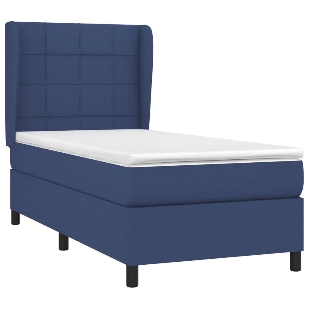 Giroletto a Molle con Materasso Blu 90x200 cm inTessuto 3127939