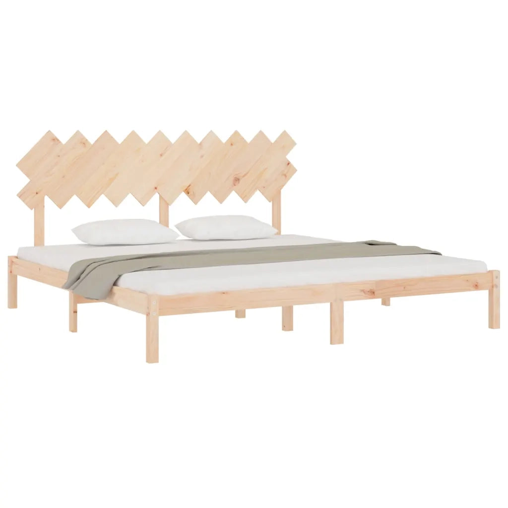 Giroletto-Struttura Letto 200x200 cm in Legno Massello 344696