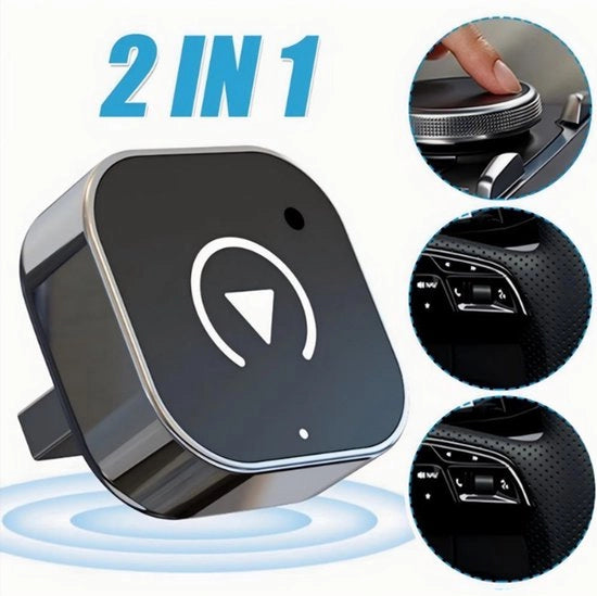 Adattatore per CarPlay (cablato a wireless) per la connessione in auto.