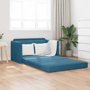 Divano letto Blu 124 x 71 x 78 cm Velluto 4106701