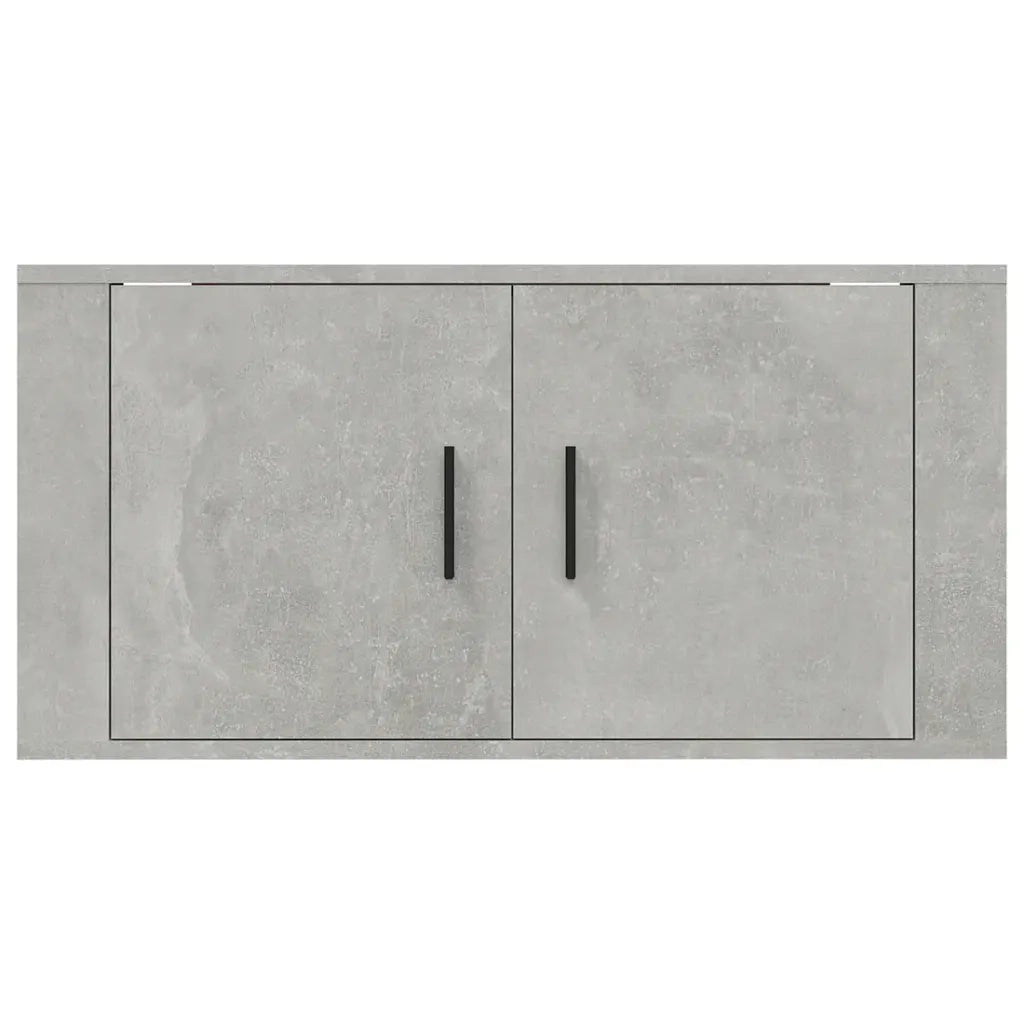 Mobile TV a Parete | Armadietto TV | Mobile Porta TV Grigio cemento 80x34,5x40 cm