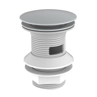 Piletta click clack da 1''1/4 bianco con troppo pieno