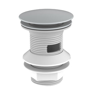 Piletta click clack da 1''1/4 bianco con troppo pieno